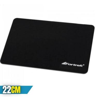 Imagem de Mouse Pad Tamanho 18x22cm Fortrek BAP-102BK Básico Cor Preta em Tecido