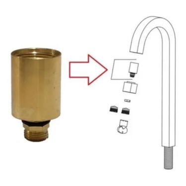 Imagem de Mecanismo Reparo Torneira Tube Deca 4688056, Dourado