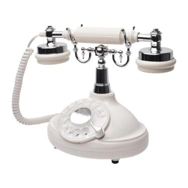 Imagem de Milageto Áudio livro de visitas telefone gravador de voz telefone design retro antigo modelo de telefone de mesa para aniversário confessional
