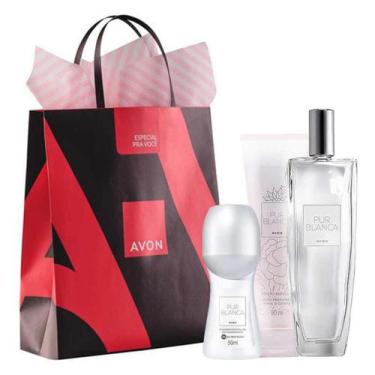 Imagem de Presente Dia Das Mães Perfume Avon Feminino Pur Blanca + Loção Perfuma