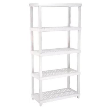 Imagem de Estante Modular Plástica 5 Prateleiras Câmara Fria Até 250kg Multiuso 