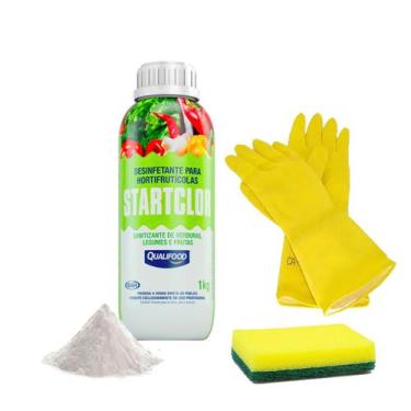 Imagem de Desinfetante Sanitizante P Luva Latex Legumes E Frutas - QualiFood