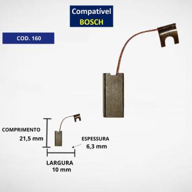 Imagem de Escova De Carvao P/ Furadeira Bosch 1119/ 1174 C160g - carbonpecas