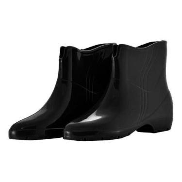 Imagem de Bota Galocha Feminino Pvc Jardim Limpeza Diária Preta N 35 - rca