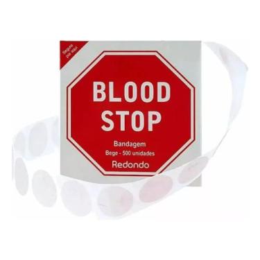 Imagem de Curativo Blood Stop Redondo Pacote Com 1000 Unidades - AMP
