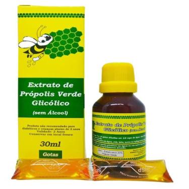 Imagem de 6 Extrato Propolis Verde 30ml Sem Álcool - Miromel