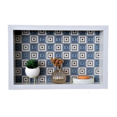 Imagem de Nicho Banheiro Porcelanato/cerâmica 50x30x10  Borda Alumíno - PHZ, Lad