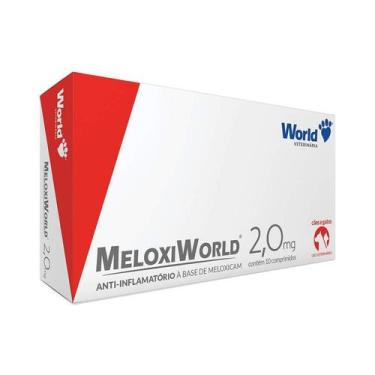 Imagem de Anti-inflamatório MeloxiWorld 2,0mg para Cães e Gatos de 20kg