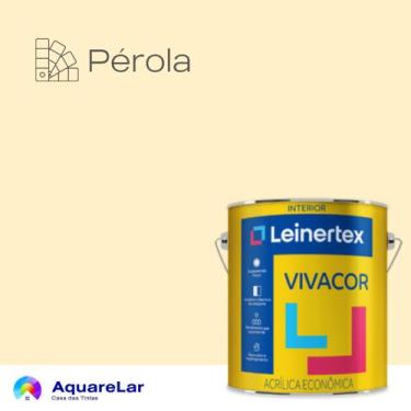 Imagem de Vivacor Acrílica Leinertex Fosco 3,6L, PÉROLA, 3,6L