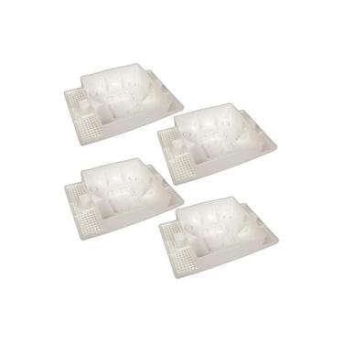 Imagem de Kit C/ 4 Caixa P/ Embutir Na Laje Painel Plafon Led 18 Watts - Plasled