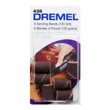 Imagem de Tubo De Lixa 1/4 Grão 120 com 6 Unidades Dremel 438 2615000438