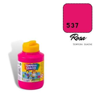Imagem de Tempera Guache Acrilex 250ml Rosa
