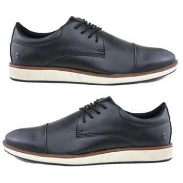 Imagem de Kit 2 Sapatênis Social Masculino Oxford com Ajuste em Cadarço - Bardon