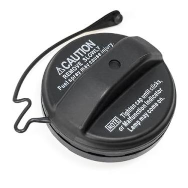 Imagem de Click&Fit Substituição da tampa do tanque de combustível para Toyota e Lexus de 2002 a 2009 – Tampa do tanque de combustível com corda e junta substitui 77300-33070, 77300-47010, preto