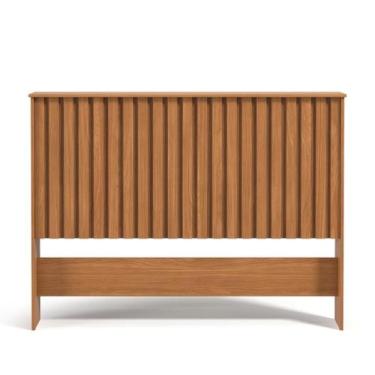 Imagem de Painel Cabeceira Ripada Modular Rustica MDF Cama Queen 1,60 - HOME AS,