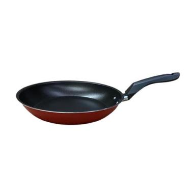 Imagem de Frigideira Francesa 24cm Grande Vermelha Alumi-Aço Linha Premium J4TEC