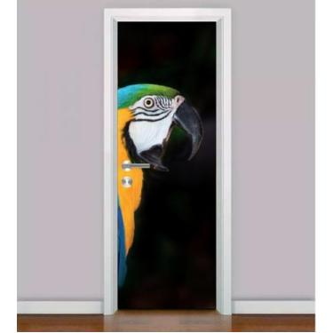 Imagem de Adesivo Para Porta ARARA - Natureza - Cores - Aves - PGG Impressão Dig
