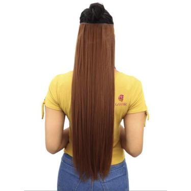 Imagem de Aplique Tic Tac Liso 70 Cm - Idêntico Ao Humano - Longo Com Volume - I