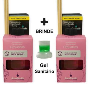 Imagem de 2 Difusor Vareta Ambiente Orquídeas  Aromatizador Perfume Casa Ar 280m