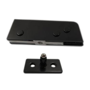 Imagem de Dobradiça inferior + pivô para porta pivotante de vidro temperado blin