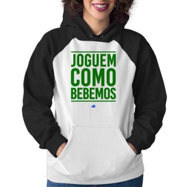 Imagem de Moletom Feminino Joguem como bebemos (Copa do Mundo - Seleção Brasilei
