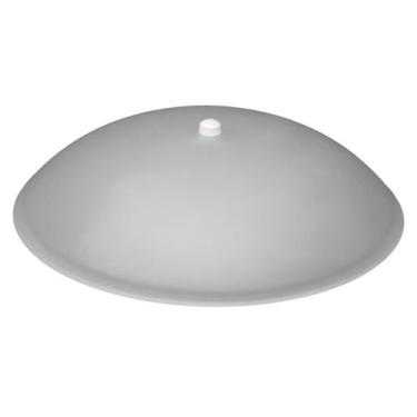 Imagem de Plafon Charme Com Vidro Redondo Fosco de 300mm Com 1 Furo - CM GLASS -