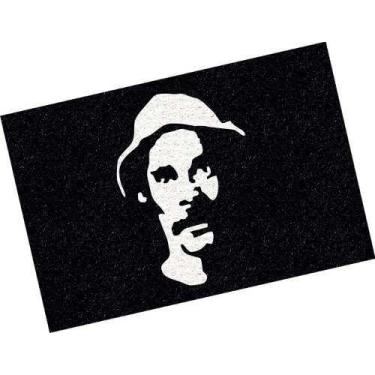 Imagem de Tapete capacho Sr Madruga face 60x40 cm - Zap Tapetes