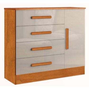 Imagem de Cômoda Zeus C/Puxador de Madeira Bianchi