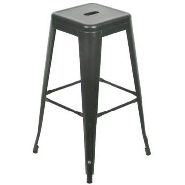 Imagem de Banqueta Tolix Francesinha 75Cm - Tatu Bola Móveis, Bronze