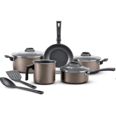 Imagem de Conjunto panelas brinox 7 pcs cacau fendi