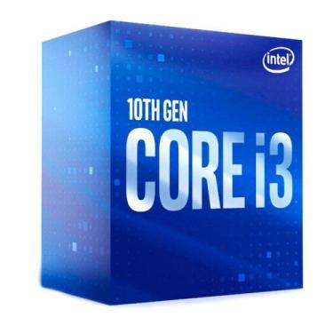 Imagem de Processador Intel Core i3-10100 3.6GHz 4.3GHz Turbo)  Quad Core 8 Thre