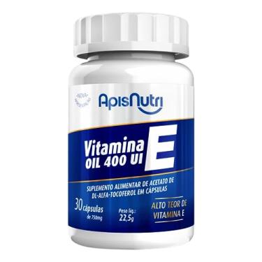 Imagem de Apisnutri Suplemento de Vitamina E, Oil, 30 Capsulas