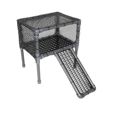 Imagem de Generic Plataforma de aquecimento para tartarugas, escada para tanque de répteis, prateleira de escalada para terraço, rampa para tartarugas, salamandras, C