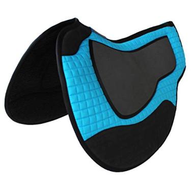 Imagem de Professional Equine Cavalo sela PAD Cavalo Faroeste Acolchoado Endurance Barril Contorno Turquesa 39185TR