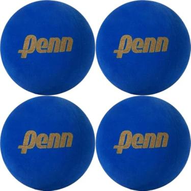 Imagem de Bola Frescobol Penn Azul Profissional - 4 Bolas