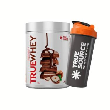 Imagem de True Whey Protein Hidrolisado e Isolado 418G Chocolate com Avelã Coqueteleira 600mL TRUE SOURCE