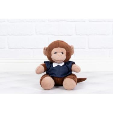 Imagem de PELUCIA SAFARI MACACO 18 CM, PARA DECORAÇÃO (Camiseta e gravata marinho liso)