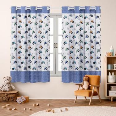 Imagem de Cortina Blackout Decorativa 2,00 X 1,40 P/Quarto Infantil (TRATR KDS)