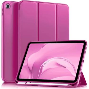 Imagem de Capa tablet Flip para Samsung Galaxy Tab A9+ / A9 Plus 11" Modelos SM-X210/X216/X218 2023 Case Anti Impacto Suporte Pencil Popshope (Pink)
