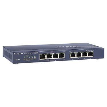 Imagem de Interruptor Ethernet rápido Netgear ProSafe FS108PNA 8 portas 10/100 com 4 portas Ethernet de energia (PoE)