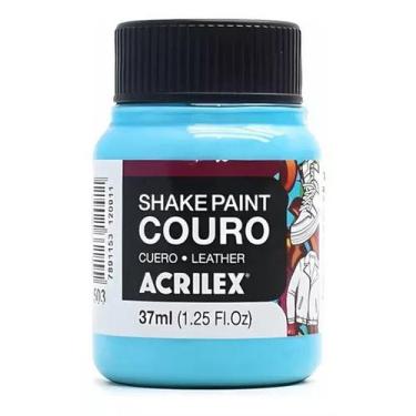 Imagem de Tinta Couro Acrilex Shake Paint 37 ml Azul Celeste