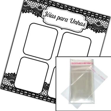 Imagem de 500 Cartelas Para Fazer Película De Unhas Artesanal - Sonar