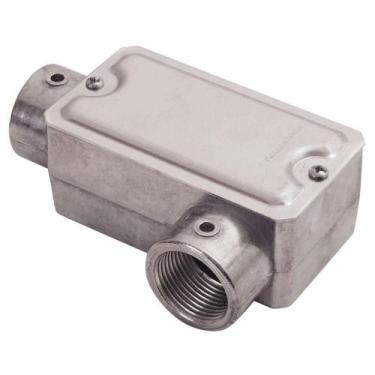 Imagem de Condulete Fixo 3/4" Tipo "ll" - Com Tampa / Rosca Bsp / Sem Pintura Tr