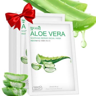 Imagem de Máscara Facial IREV Aloe Vera Hidratante - Pacote com 10 Unidades