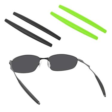 Imagem de BLAZERBUCK Meias de substituição para óculos de sol Oakley Whisker/Juliet/A Wire, Preto + verde, 0