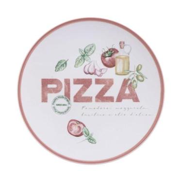 Imagem de Prato Raso Tramontina Milano Em Porcelana Decorada 25 Cm