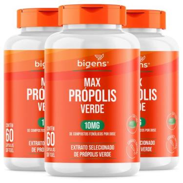 Imagem de Bigens kit 3x max própolis 60 caps