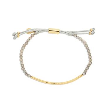 Imagem de gorjana Pulseira feminina Power Gemstone para equilíbrio, fecho deslizante ajustável, 9 inch, Base banhada a ouro, Não aplicável