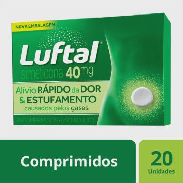 Imagem de Luftal simeticona 40MG com 20 comprimidos