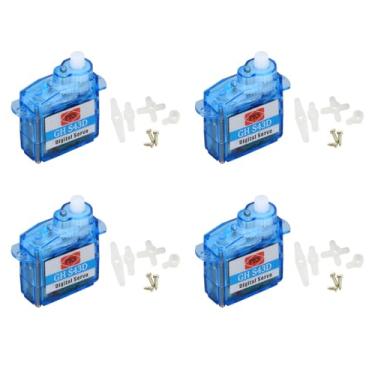 Imagem de SazkJere 4Pcs 4.3g Micro Coreless Servo GH-S43D Digital Servo Mini Super Light 3.6V-4.8V for Remote Control Aircraft DIY RC Airplane
